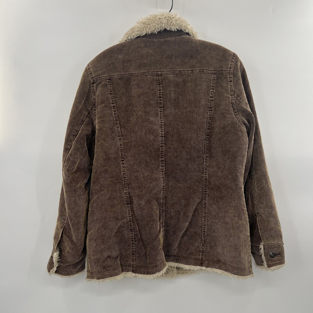BKE Buckle Corduroy Jacket Mens M Sherpa Lined Trucker Western Rodeo Cowboy LS - Picture 5 of 10